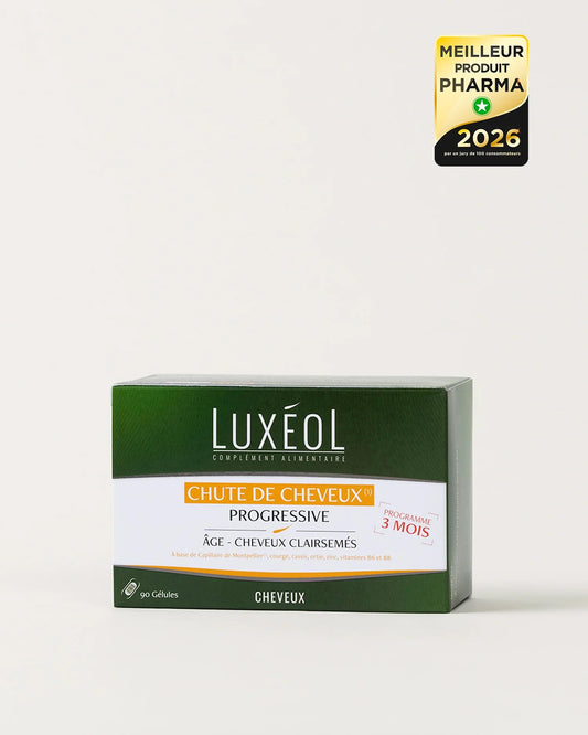 CURE CHUTE DE CHEVEUX PROGRESSIVE (3 MOIS) - LUXÉOL