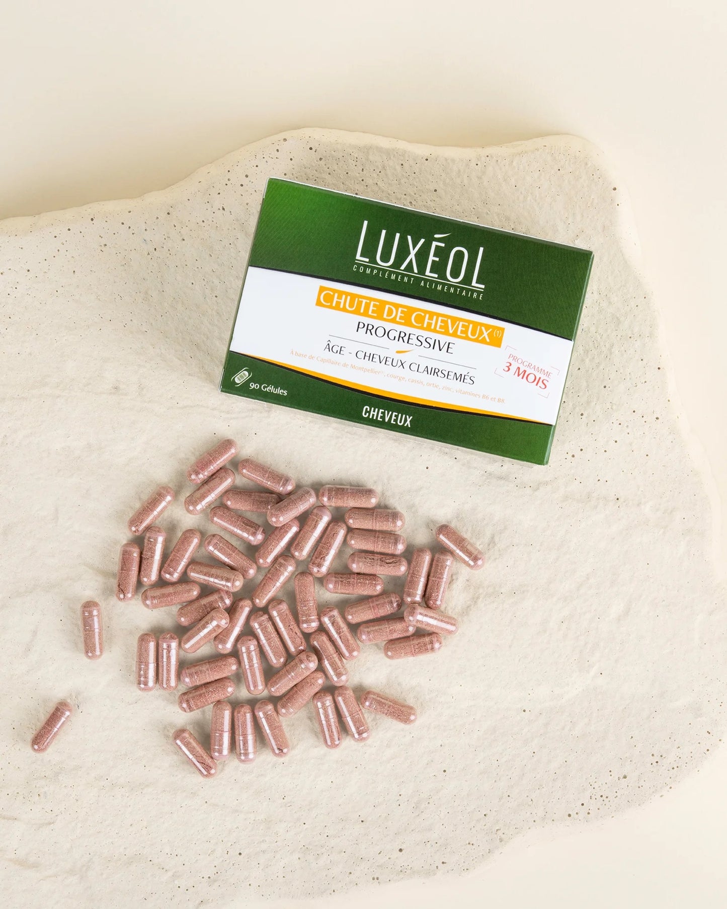 CURE CHUTE DE CHEVEUX PROGRESSIVE (3 MOIS) - LUXÉOL