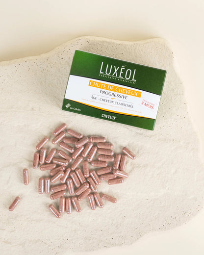 CURE CHUTE DE CHEVEUX PROGRESSIVE (3 MOIS) - LUXÉOL